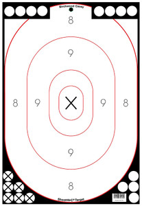 BIR 34615          SHOOT-N-C 12X18 SILT WT/BLK 5PK