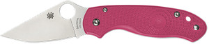 Spyderco C223PN Para 3 Lightweight Breast Cancer Awareness Folding Knife – 2.93" BD1N Blade, Pink FRN Handle