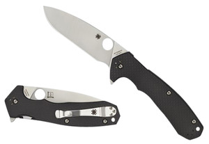 Spyderco C234CFP Amalgam Folding Knife – 3.8" CPM S30V Blade, Carbon Fiber/G-10 Handle