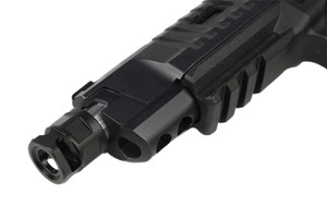 ArmaSpec ARM4521-BLK Micro Compensator Pawn Black QPQ Nitride Stainless Steel 1/2"x28 Threads