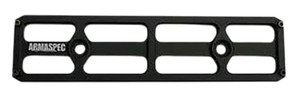 ArmaSpec ARM621-6 ARCA Rail 6 Slot M-LOK Black Aluminum Compatible w/ AR-15/10 MLOK Rails