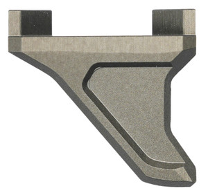 Q ACCQSERTBSSAL Deluxe Q-Sert Barricade Stop Small Silver Anodized Aluminum