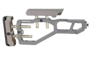 Q ACCFIXSTOCKGRAY Stock Assembly Gray Fits AR-Platform