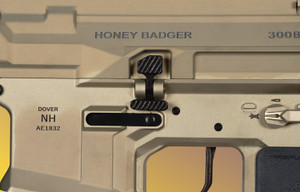 Q ACCBBC Balanced Bolt Catch Oversized AR-15 Black Stainless Steel AR Platform