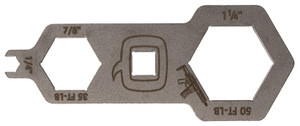 Q TOOLMULTIHB Honey Badger Multi-Tool Silver Stainless Steel