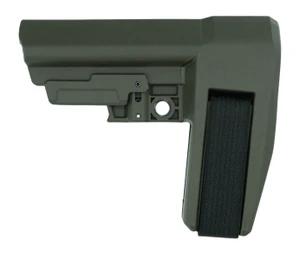 SB Tactical SBA6X-04-S 5 Bposition Adjustable OD Green