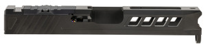 True Precision Inc TPG19SBCRMR Axiom Optic Cut Slide Fits Glock 19 Gen1-3 Black DLC Anodized 416R Stainless Steel