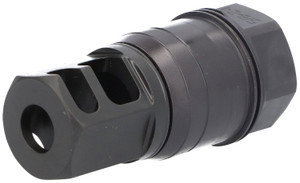 Sig Sauer SL76258X2425DEGM Clutch-Lok QD Muzzle Brake Black Stainless Steel with 5/8" 24 tpi Threads for 7.62mm 25 Degree Taper