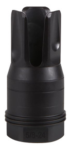 Sig Sauer SL76258X2490DEGF Clutch-Lok QD Q.D. Flash Hider Black Stainless Steel with 5/8" 24 tpi Threads for 7.62mm 90 Degree Taper