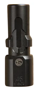 SilencerCo AC2605 3-Lug Muzzle Device Black with .578"x28 Threads for 45 ACP
