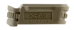 Springfield Armory XDS5901MFDE Backstrap Sleeve made of Polymer with Flat Dark Earth Finish & 1 Piece Design for 9mm Luger Springfield XD-S with #1 Backstrap &