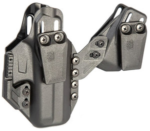 Blackhawk 416142BK Stache IWB Size 42 Black Polymer Belt Clip Fits Colt Commander Ambidextrous