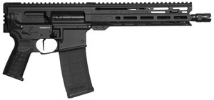 CMMG 30BC239AB Dissent MK4 300 Blackout 10.50", Left Side Charging Handle, Armor Black, Zeroed Linear Comp, 9.60" M-LOK Handguard, Picatinny End Plate, Fits