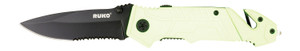 RUKO RUK0144SHG-CS   440A 3-1/4"HIVIZ GRN FOLDING