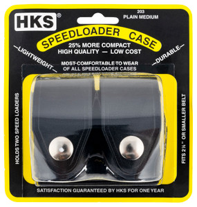 HKS 203PMBN  SPEEDLOADER CASE MED    BLK