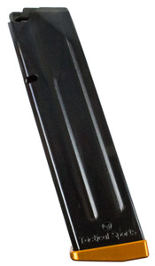 CZ 11175 CZ75 TS Orange 9mm Magazine, 20-Round, Black