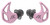 AXIL X-20-P      X20  EARPLUG            SOFT PINK