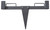 BIR 2390MTS        METAL STAND 24" WITH SPIKE
