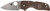 Spyderco C230PBN15V Lil' Native Lightweight Folding Knife – CPM 15V Blade, Brown FRN Handle