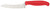 Spyderco K14PRD Z-Cut Pointed Fixed Blade Knife – 4.4" BD1N Blade, Red Handle
