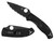 Spyderco C122PBBK Tenacious Lightweight Folding Knife – 3.39" Black 8Cr13MoV Blade, Black FRN Handle
