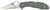 Spyderco C33PSFG Delica 4 Lightweight Folding Knife – 2.88" Part Serrated VG-10 Blade, Foliage Green Handle