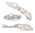Spyderco C176P&S ClipiTool Standard Multi-Tool Knife – Part Serrated Blade, Screwdriver & Bottle Opener