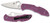 Spyderco C11FPPR Delica 4 Lightweight Folding Knife – 2.88" VG-10 Blade, Purple FRN Handle