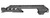 Strike Industries SMCCP320TRAIL SMC Charlie Top Rail Black Steel Compatible w/ Extended Charging Handle for P320 Slides