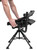 Bog-Pod 1134447 DeathGrip 360 Shooting Rest Chair, Black Aluminum, Extendable Leg Height, 400lbs. Weight Capacity