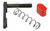 ArmaSpec ARM204-RED Ecb Kit Button,magcatch,spring