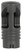 LBE Unlimited AK47-DP Dual Port Flash Hider Black with 14x1 LH Threads AK-Platform