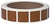 Action Target PASTBR Pasters Brown Adhesive Paper 7/8" 1000 Per Roll