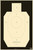 Action Target IDPAP100 Competition Official IDPA Silhouette Tagboard Hanging 23" x 35" Black/White 100 Per Box