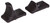 Sig Sauer KITTRDGRIPHANDSTOPBLK Tread Handstop Kit Black Polymer