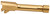 True Precision Inc TPP365BXTG Sig P365 9mm 3.10" Threaded Gold TiN Stainless Steel, Fits Sig P365/P365 SAS/P365X