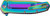 Kershaw 2044RBW Outcome 2.80" Folding Drop Point Plain Polished Rainbow PVD 8Cr13MoV SS Blade, Polished Rainbow PVD Stainless Steel Handle