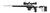 MDT 115054BLK Chassis Lss GEN3 Ruger Am Short Action Left Hand Compensator