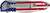 Kershaw 1660USA Leek USA EDC 3" Folding Drop Point Plain Bead Blasted 14C28N Steel Blade, Red/White/Blue Flag Aluminum Handle