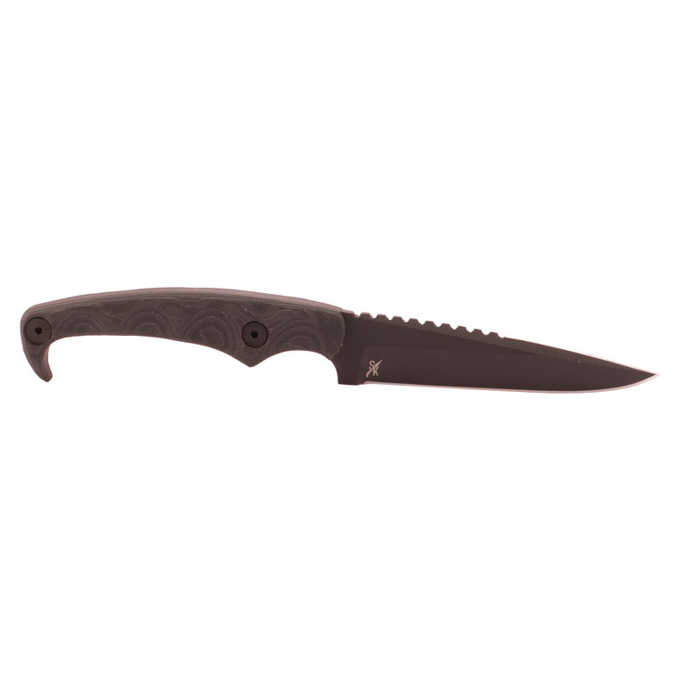 STROUP MK2 4" CERAKOTE BLK W/SHEATH