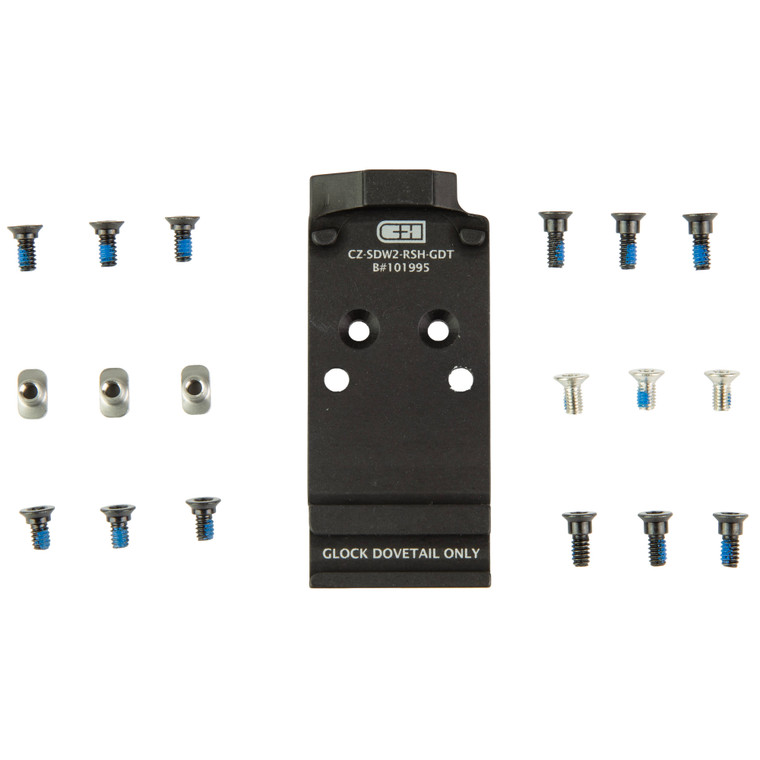 C&H PLT CZ SHDW 2 OR TO RMR W/DT