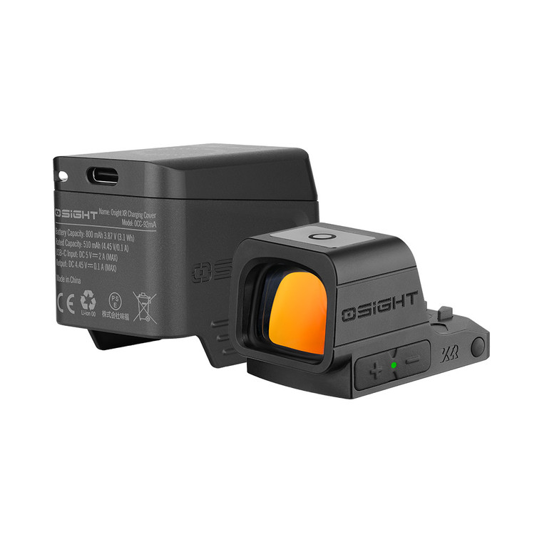 Osight XR Enclosed Red Dot Sight with Ruggedized Miniature Reflex Footprint and 2/6+32 MOA Multi-Reticle System