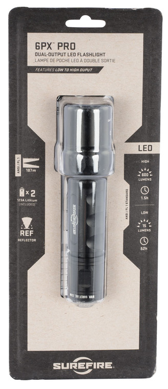 SF 6PX-D-BK    6PX PRO 6V 15/600 LU WH LED BLK