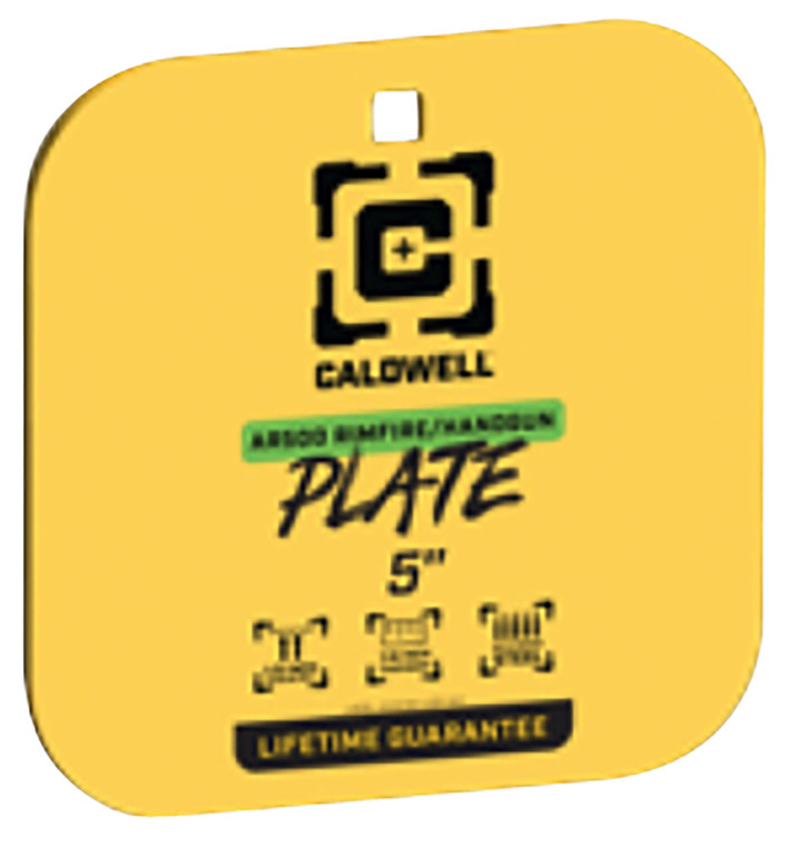 CALD 4002311   AR500 1/4" RIMFIRE/HANDGUN 5" GONG