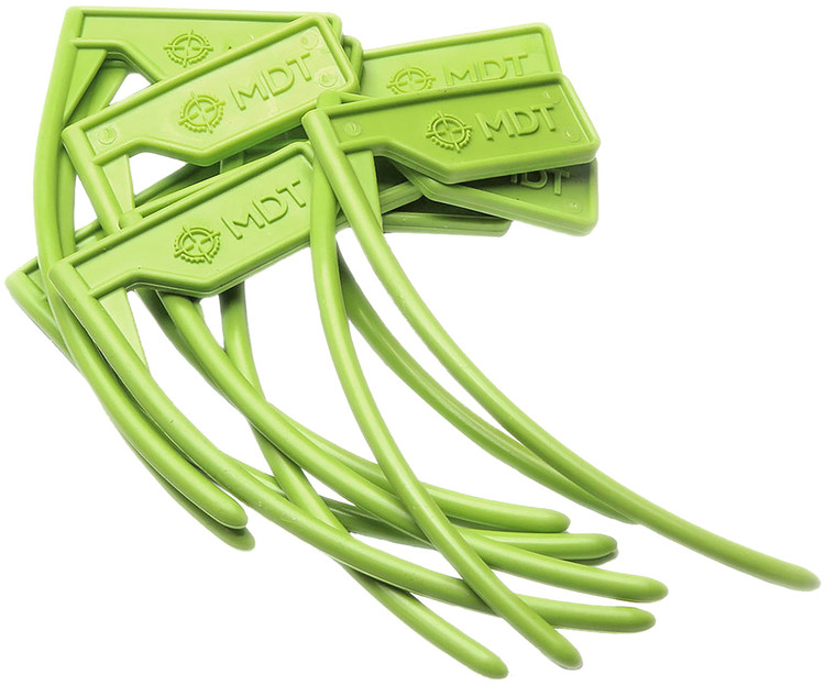 MDT 104544GRN CHAMBER FLAGS PACK OF 10 BLK