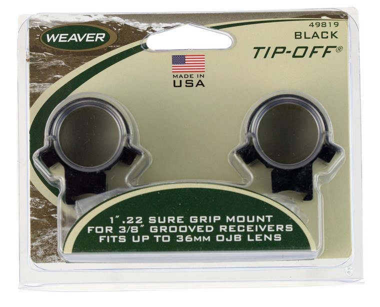 WEAV 49819  TIP-OFF CLAM  22 CAL RING  BLK