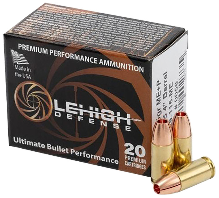 LEHIGH LA9-115-ME      9MM 115 MAX EXPANSION 20/10