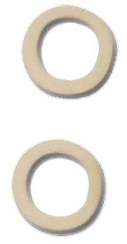 GROV GTHM64   WHITE SPACERS          48