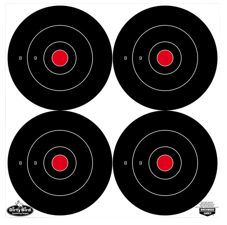 BIR 35570          DIRTYBRD 6" BULLSEYE      100PK