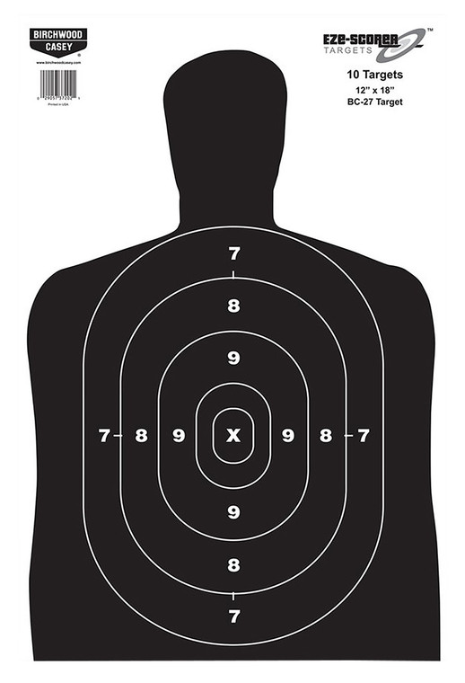 BIR 37005          EZESCORER 12X18 BC27 TARGET 100